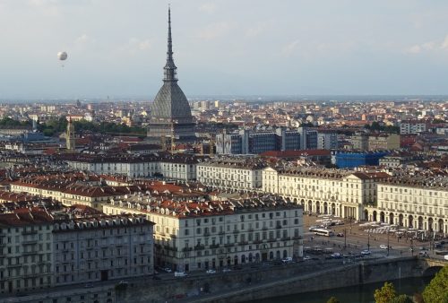 Pohled na město Turín (Torino)