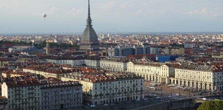 Pohled na město Turín (Torino)