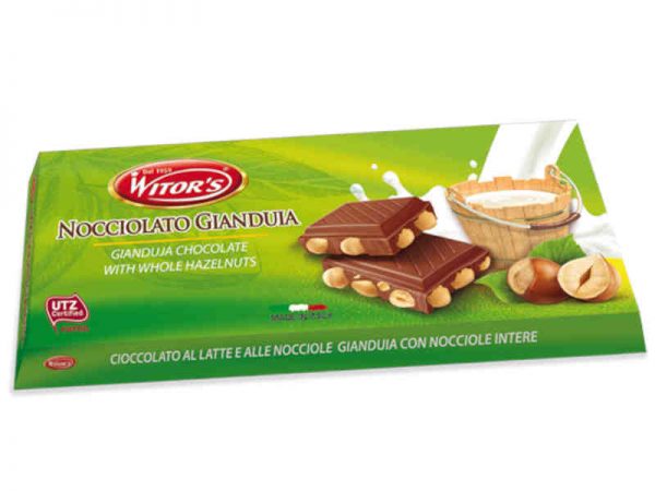 Mléčná čokoláda s lískovými oříšky Wiror's