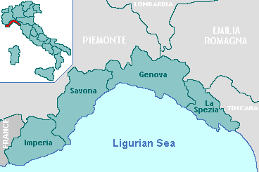 Ligurie - provincie