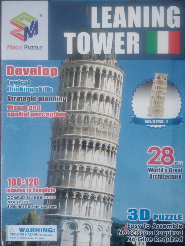 3D puzzle - Šikmá věž v Pise