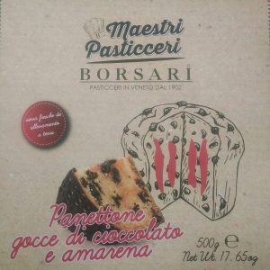 Panettone Borsari s kousky čokolády a višnšmi