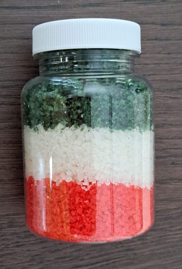 Koupelová sůl v italských barvách 200g