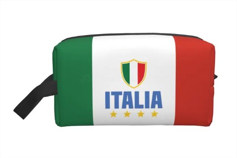 Kosmetická taštička v italských barvách Kosmetická taštička v italských barvách