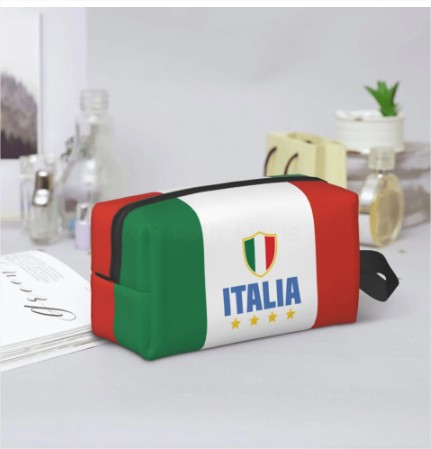 Kosmetická taštička v italských barvách Kosmetická taštička v italských barvách