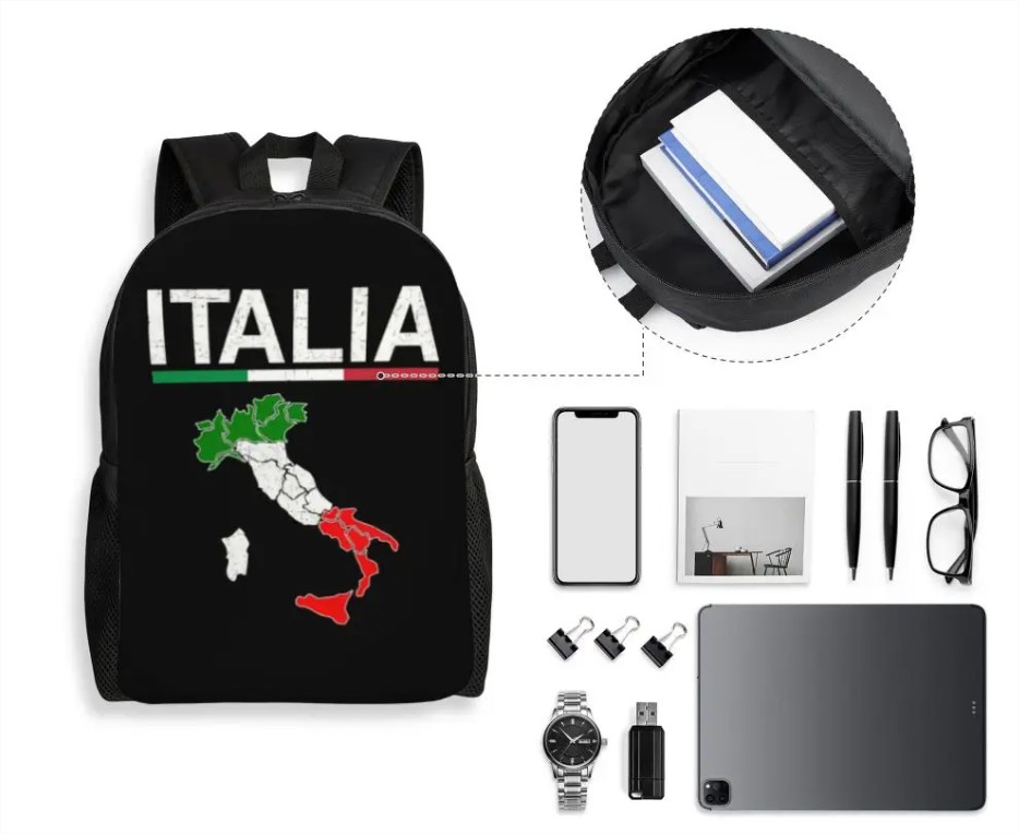 Batoh Italia s mapou Batoh Italia s mapou