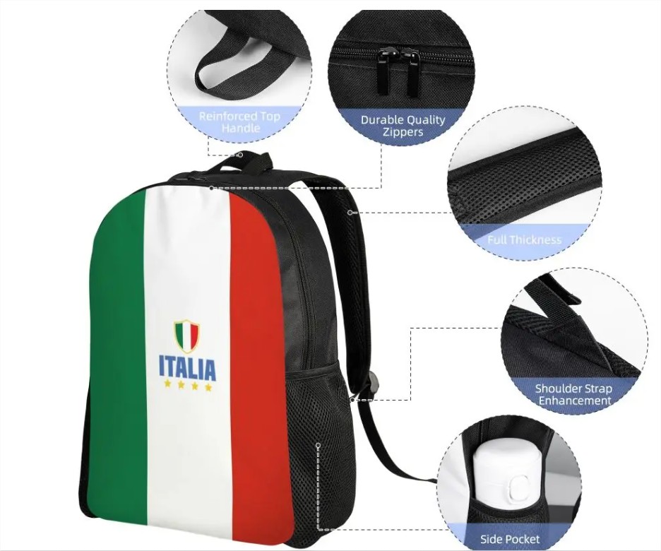 Batoh v italských barvách Batoh v italských barvách