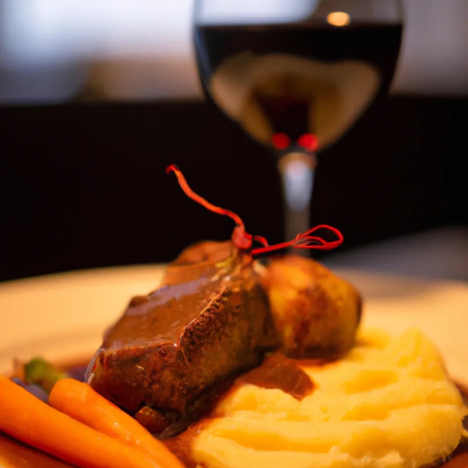 Maiale al vino rosso