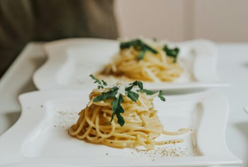 Spaghetti cacio e pepe