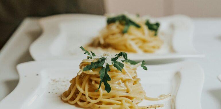 Spaghetti cacio e pepe