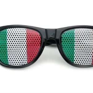 Brýle s italskou trikolórou
