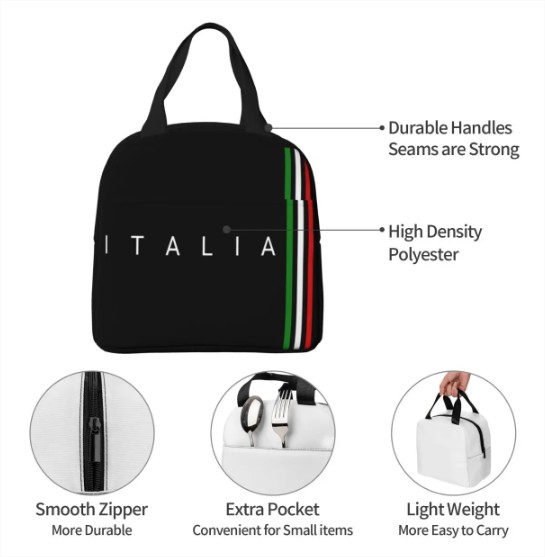 Termo taška Italia černá Termo taška Italia černá