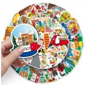 Samolepky s italskými motivy