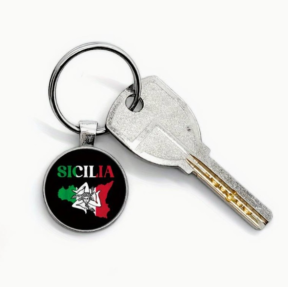 Klíčenka - Sicilia (trikolóra) Klíčenka - Sicilia (trikolóra)