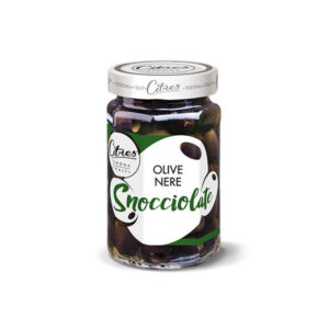 Olivy černé vypeckované v nálevu Citres