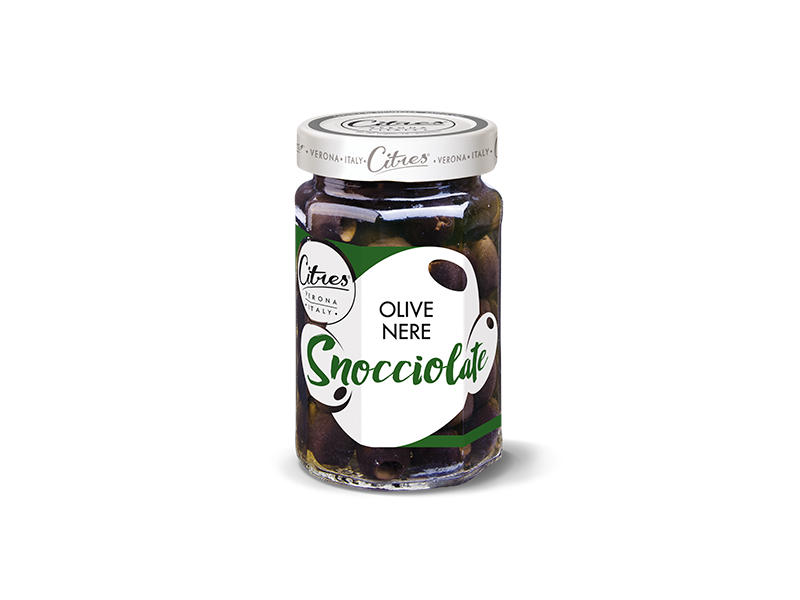 Olivy černé vypeckované v nálevu Citres Olivy černé vypeckované v nálevu Citres