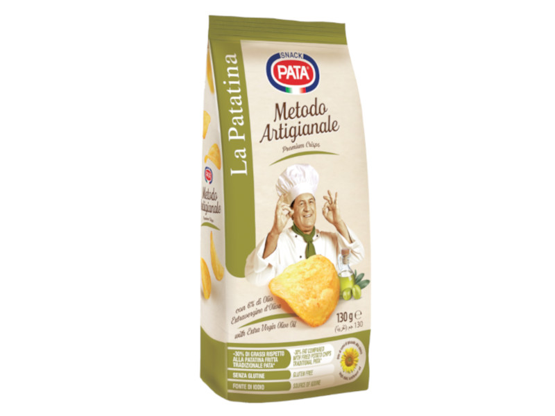 Brambůrky Pata s 6 % extra panenského olivového oleje Brambůrky Pata s 6 % extra panenského olivového oleje