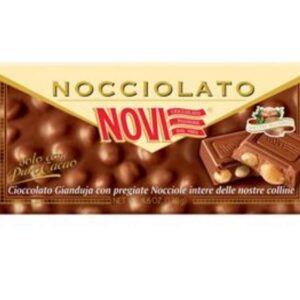 Čokoláda Gianduia s lískovými oříšky Novi