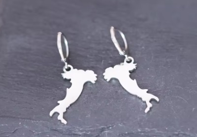 Náušnice - mapa Itálie Náušnice - mapa Itálie