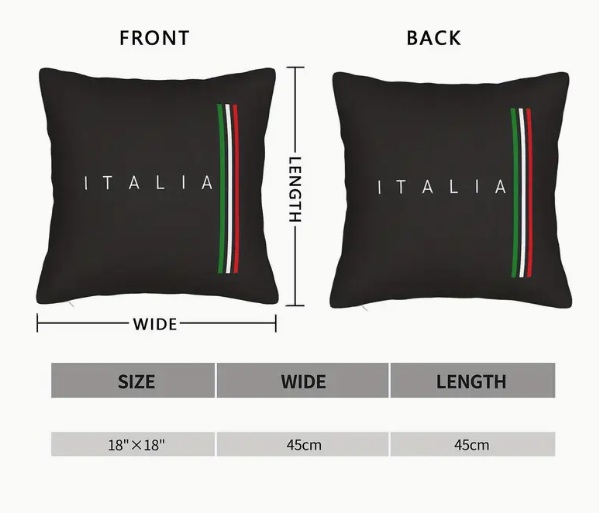 Povlak na polštář Italia 45 x 45 cm Povlak na polštář Italia 45 x 45 cm