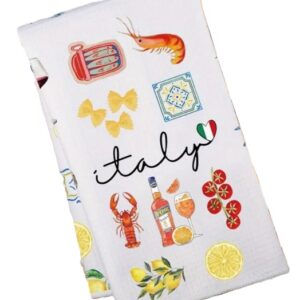 Kuchyňská utěrka Italy s obrázky