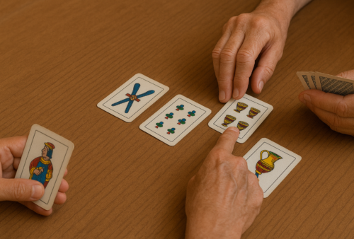 Italské karty a karetní hry